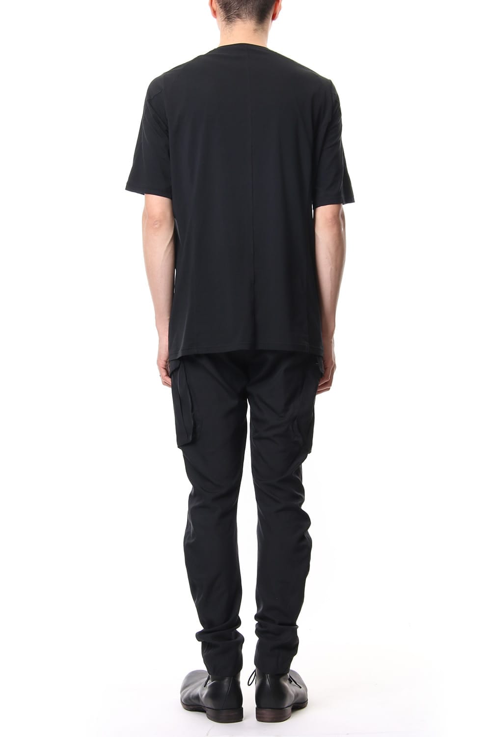 Short sleeve Cotton stretch jersey Loose fit - Black