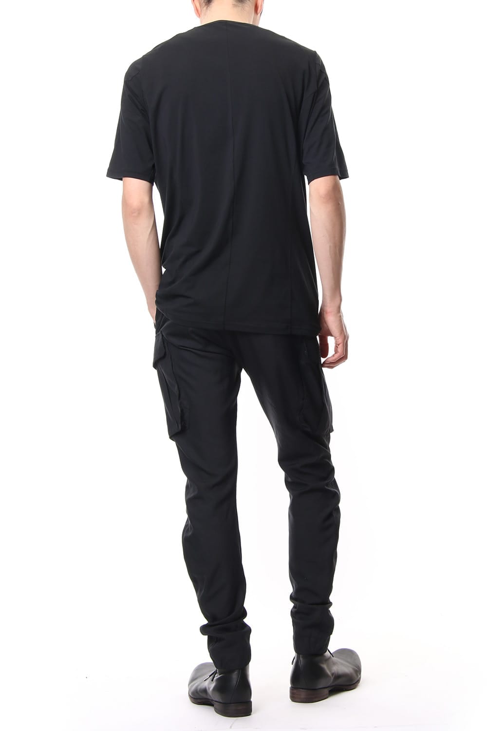 Short sleeve Cotton stretch jersey Loose fit - Black