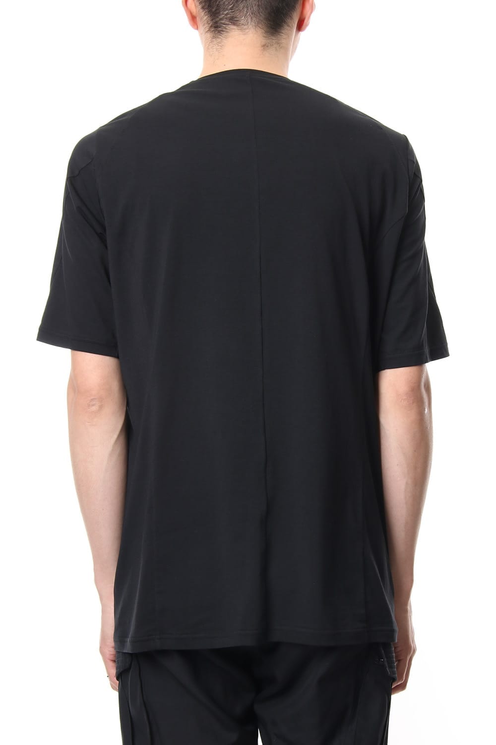 Short sleeve Cotton stretch jersey Loose fit - Black