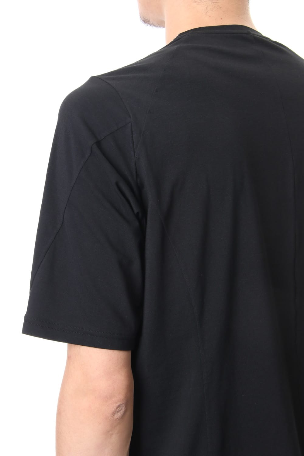 Short sleeve Cotton stretch jersey Loose fit - Black