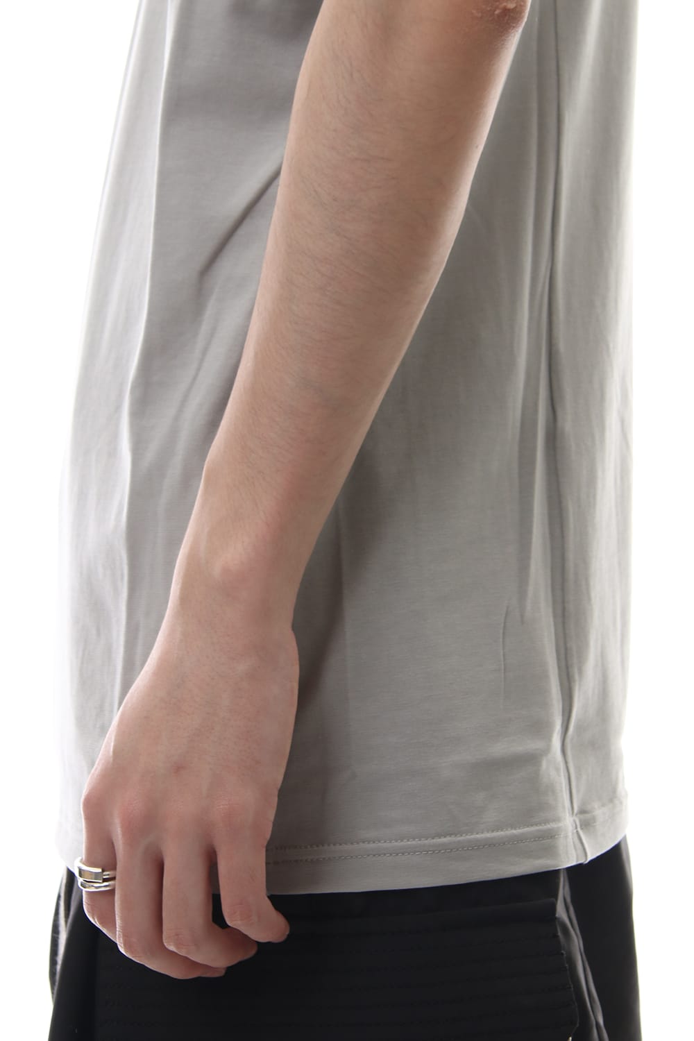 Short sleeve Cotton stretch jersey Loose fit - Plaster