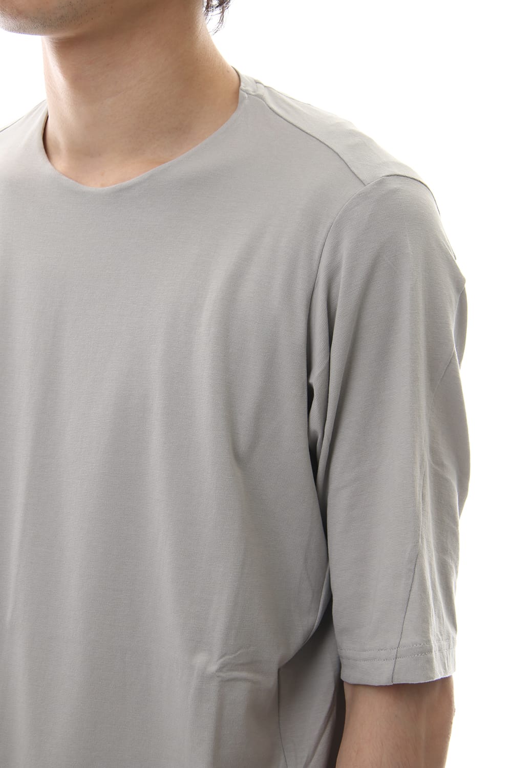 Short sleeve Cotton stretch jersey Loose fit - Plaster