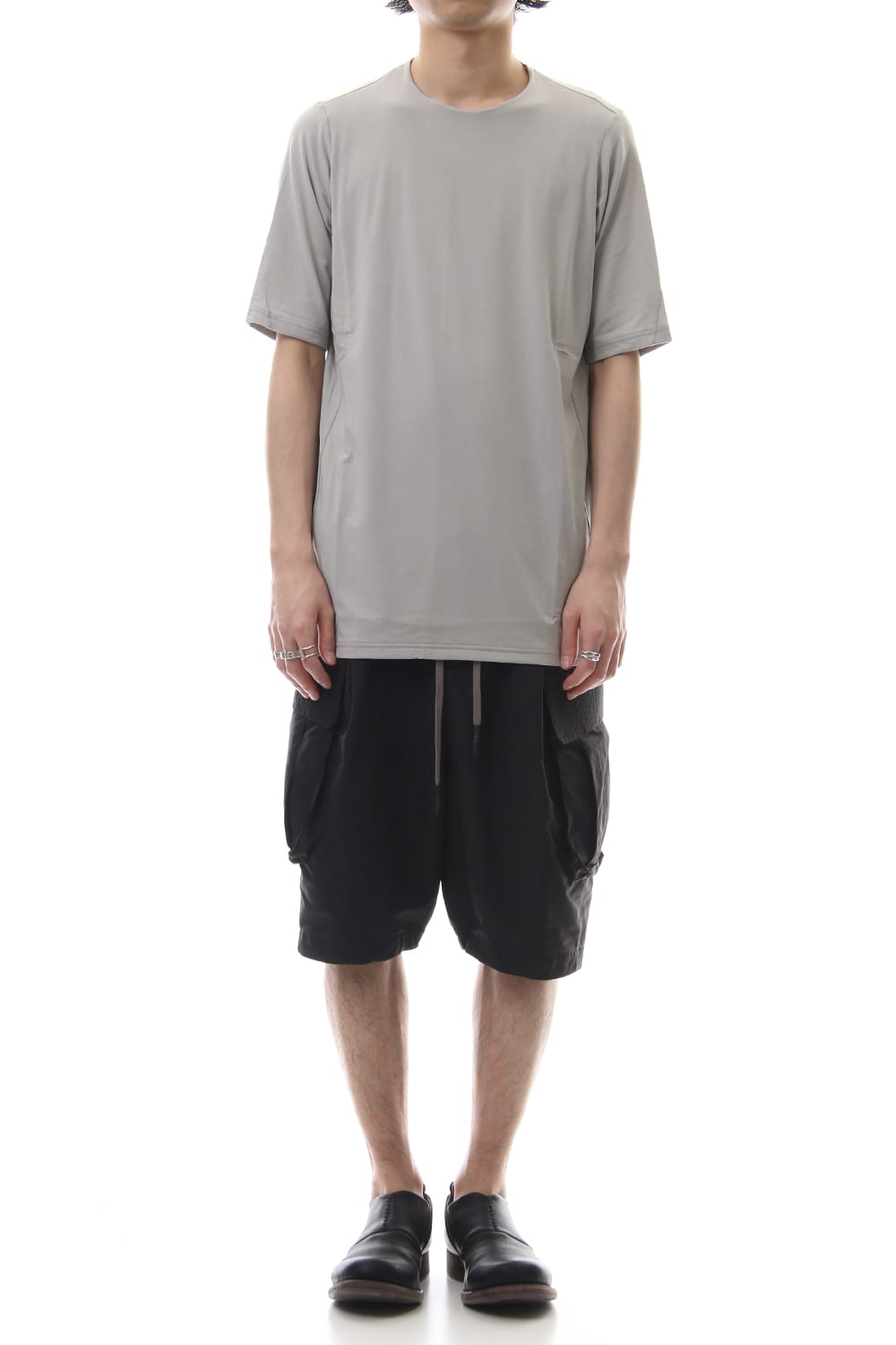 Short sleeve Cotton stretch jersey Loose fit - Plaster