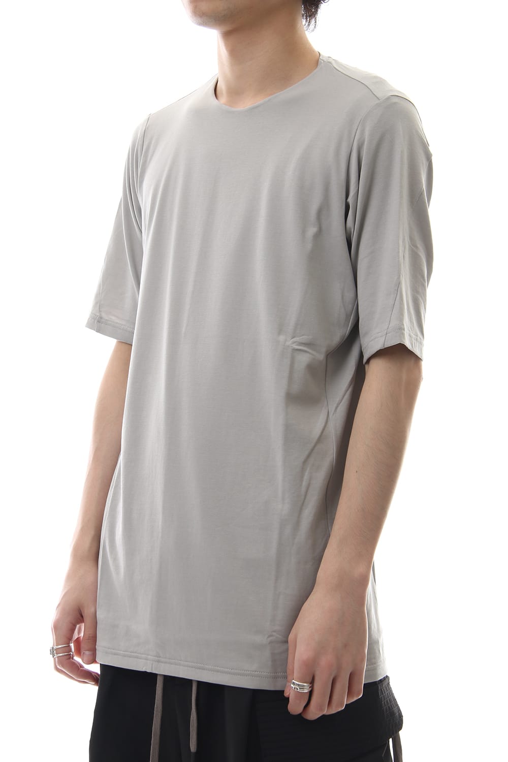 Short sleeve Cotton stretch jersey Loose fit - Plaster