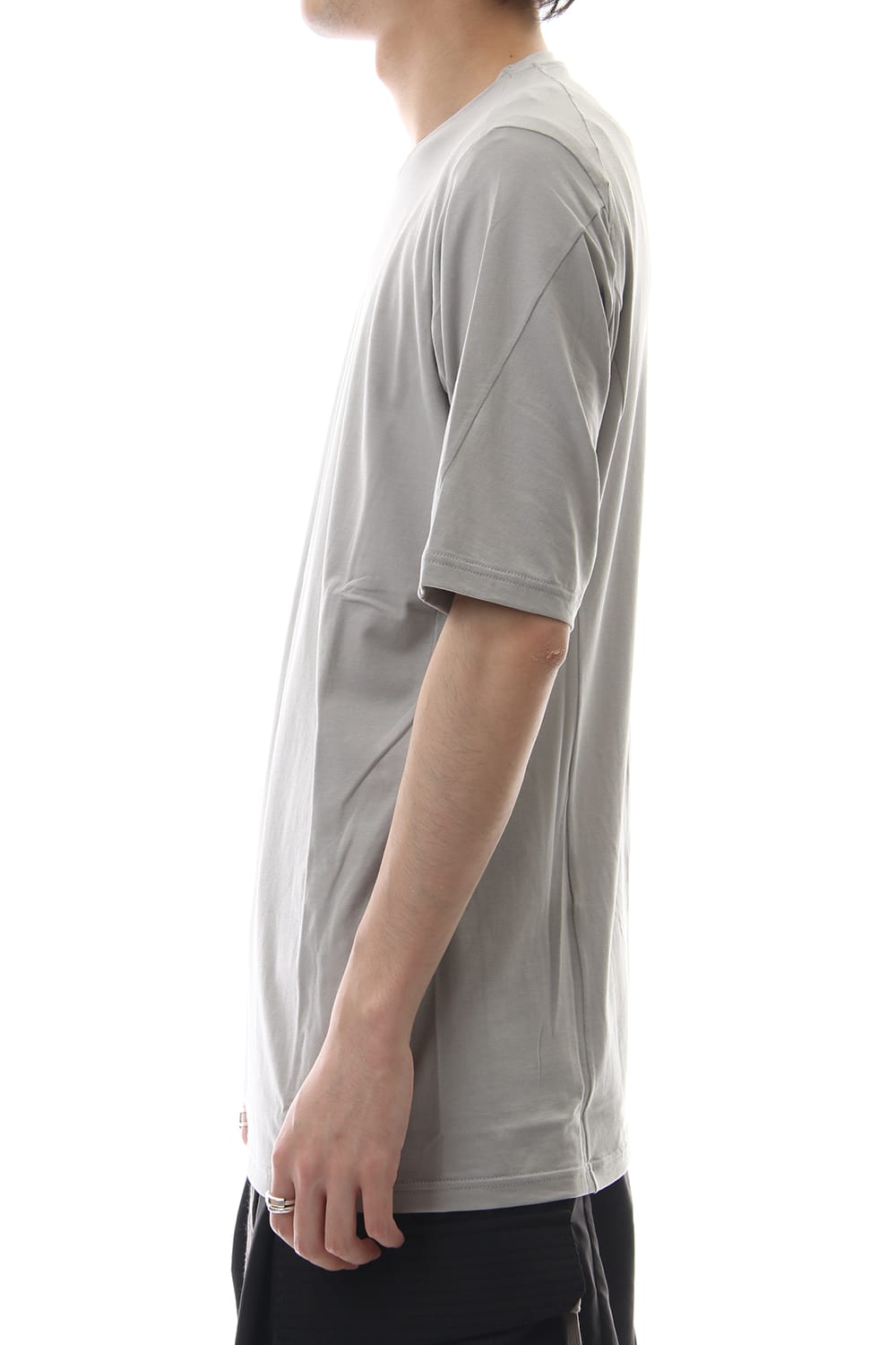 Short sleeve Cotton stretch jersey Loose fit - Plaster