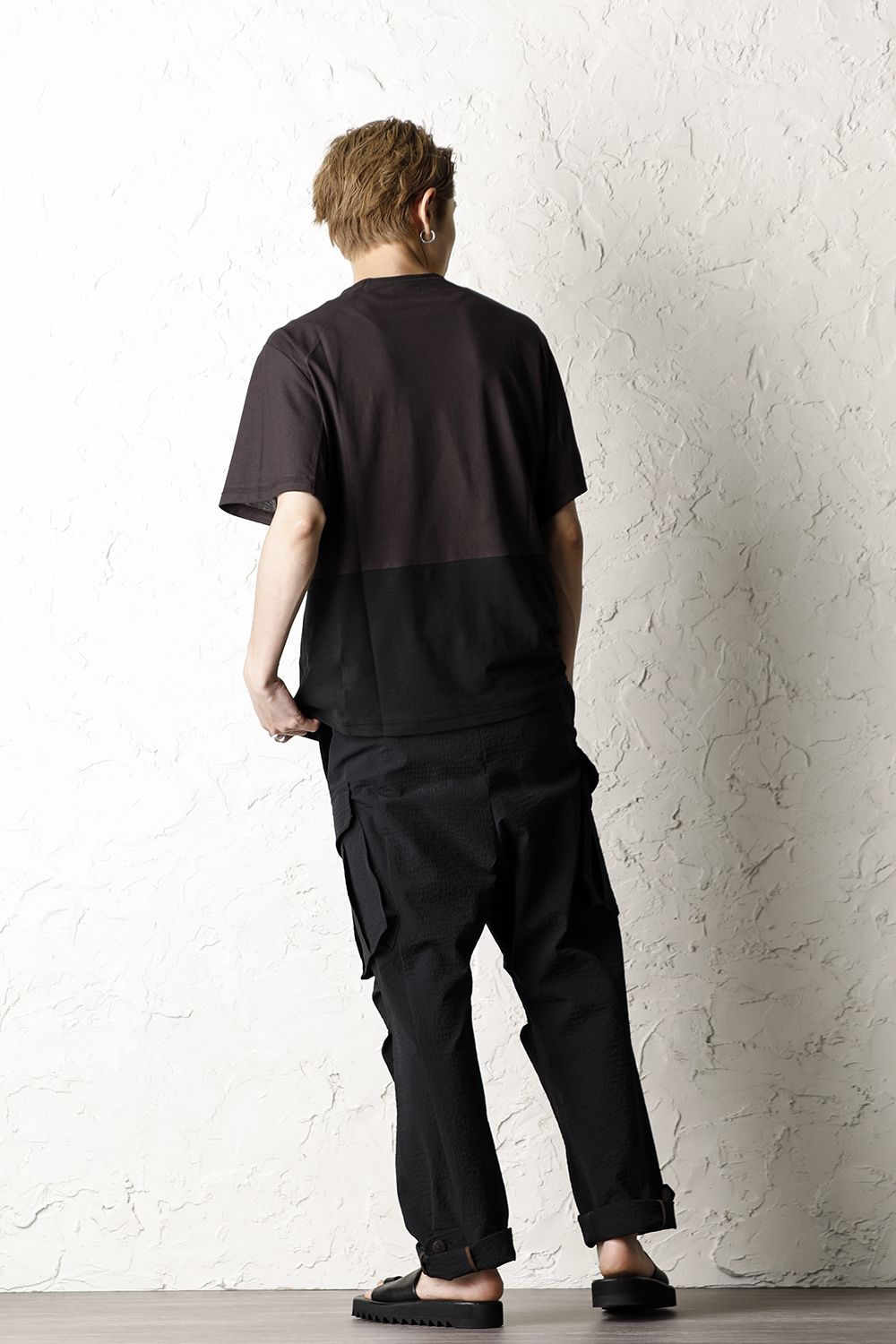 Short sleeve cotton jersey Charcoal