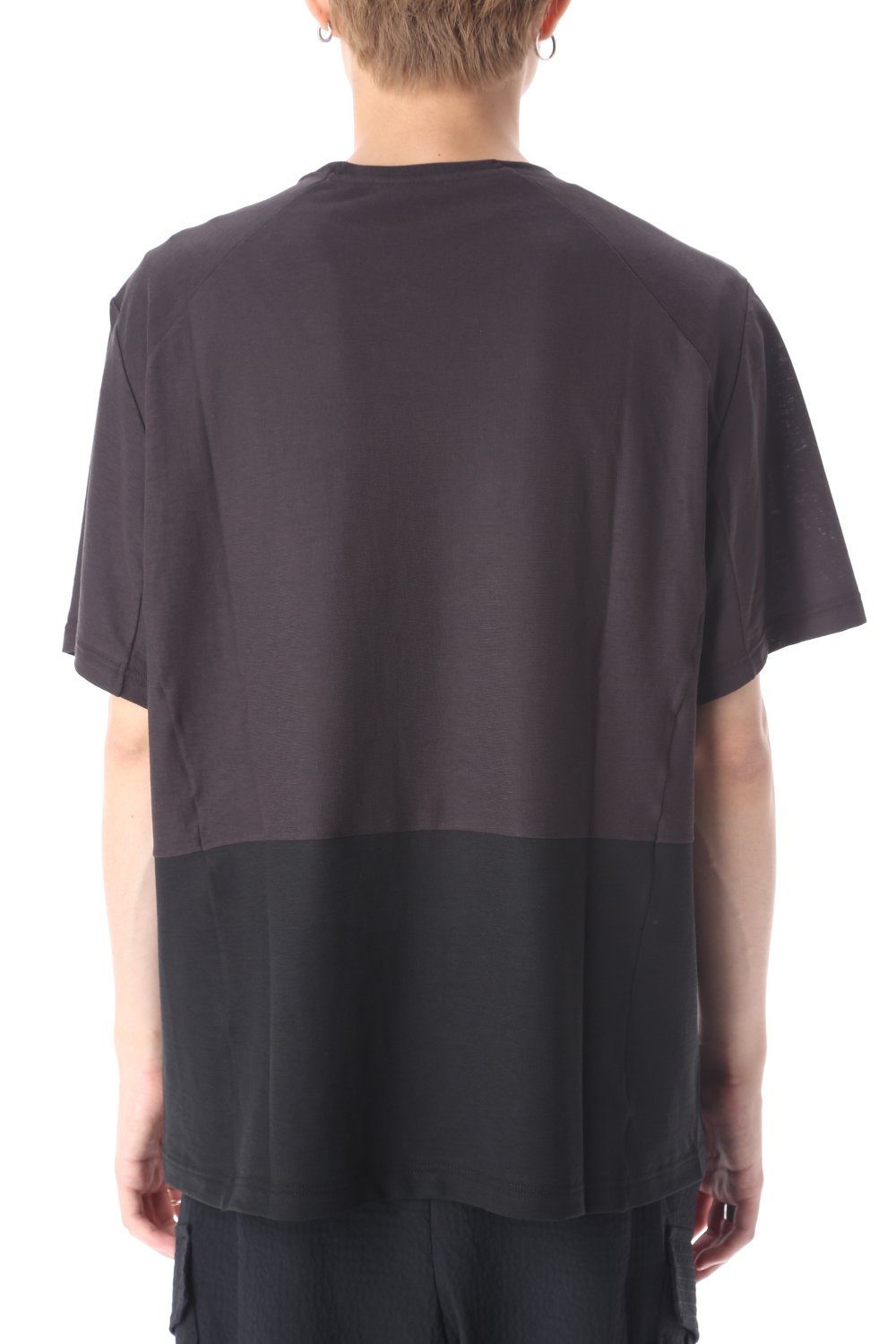 Short sleeve cotton jersey Charcoal