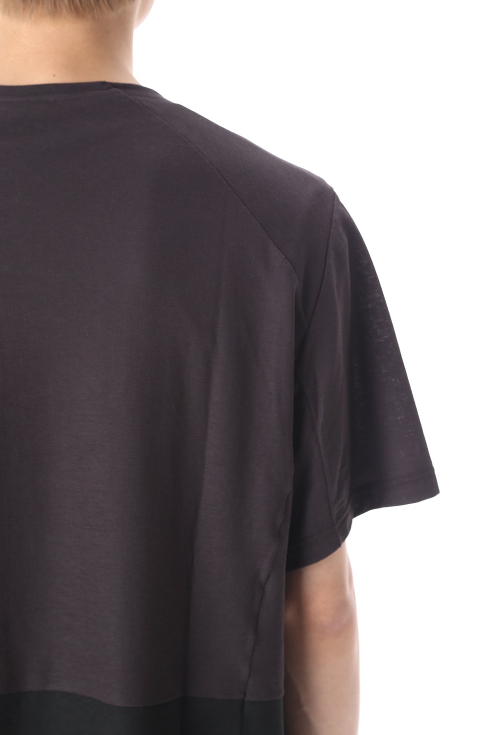 Short sleeve cotton jersey Charcoal