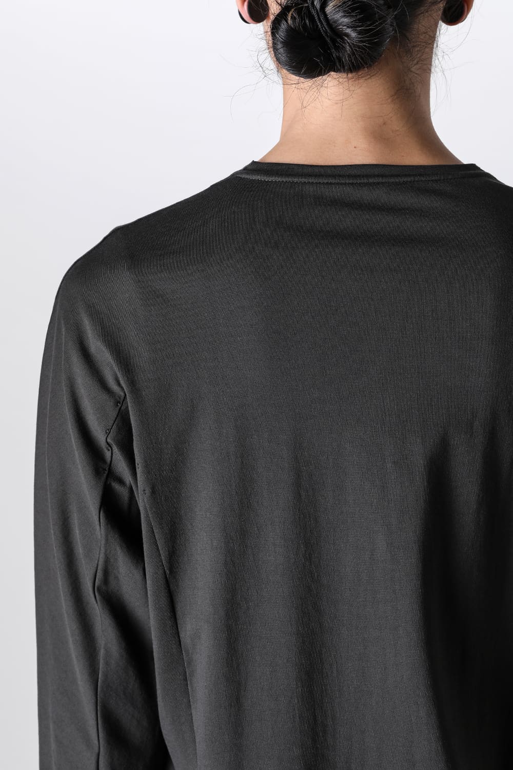 Eight-quarter sleeve 80/3 jersey Khaki Brown