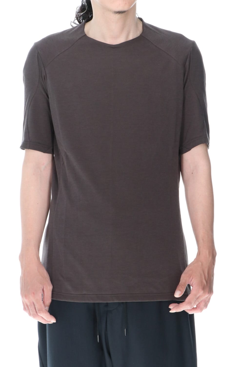 Short sleeve soft jersey Brown Gray