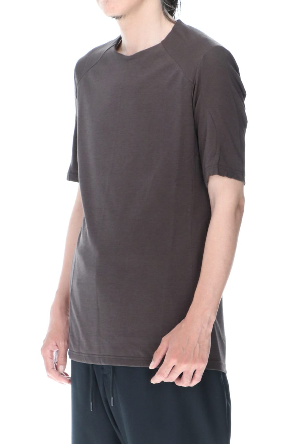 Short sleeve soft jersey Brown Gray