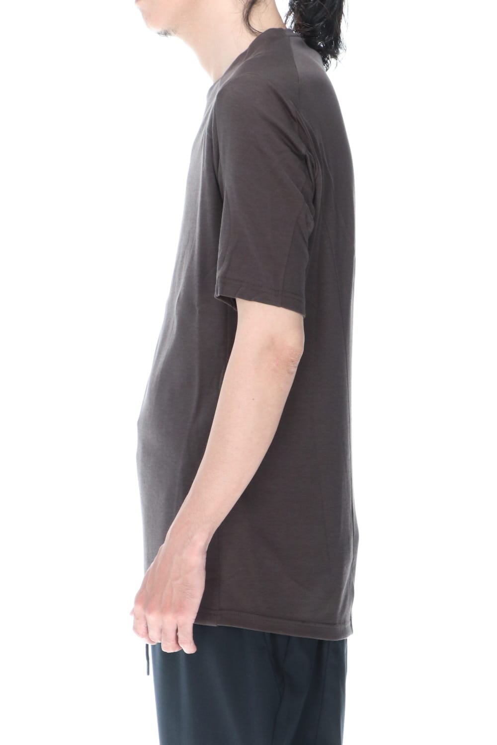 Short sleeve soft jersey Brown Gray