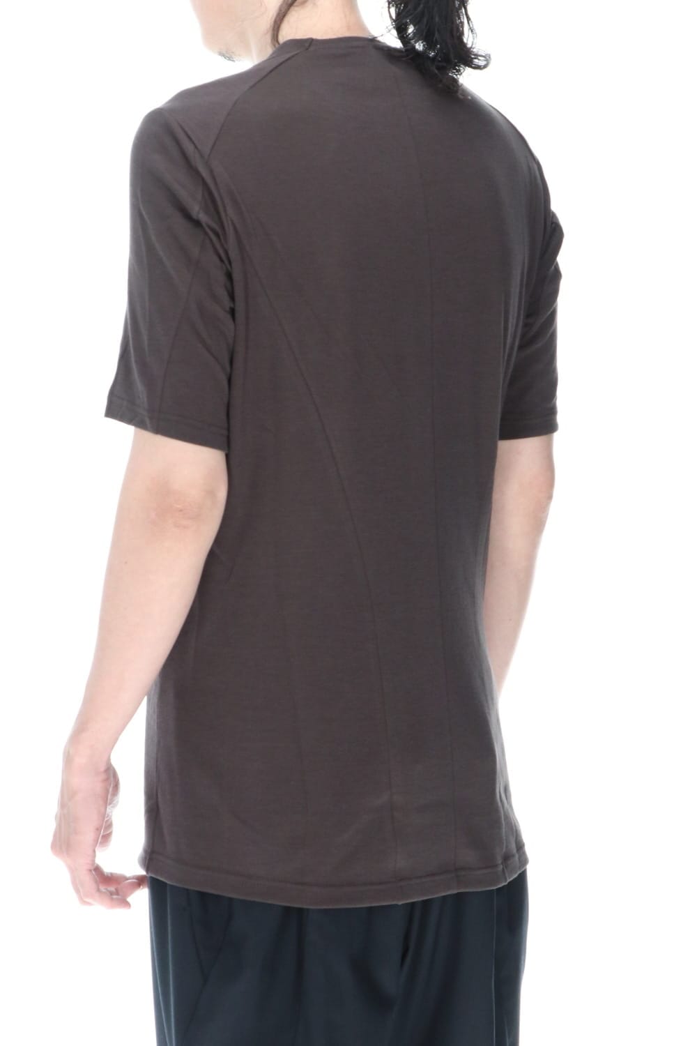 Short sleeve soft jersey Brown Gray