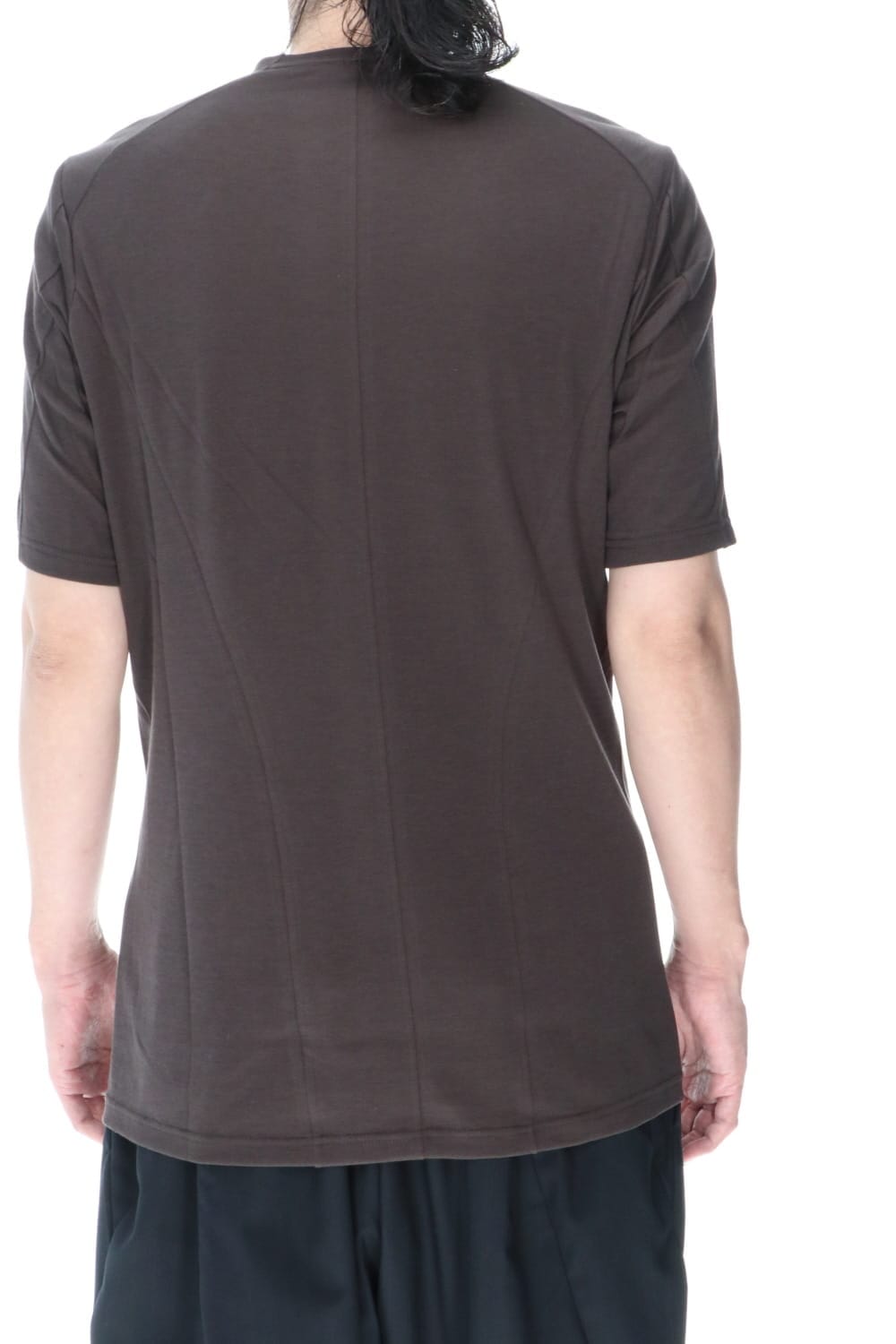 Short sleeve soft jersey Brown Gray