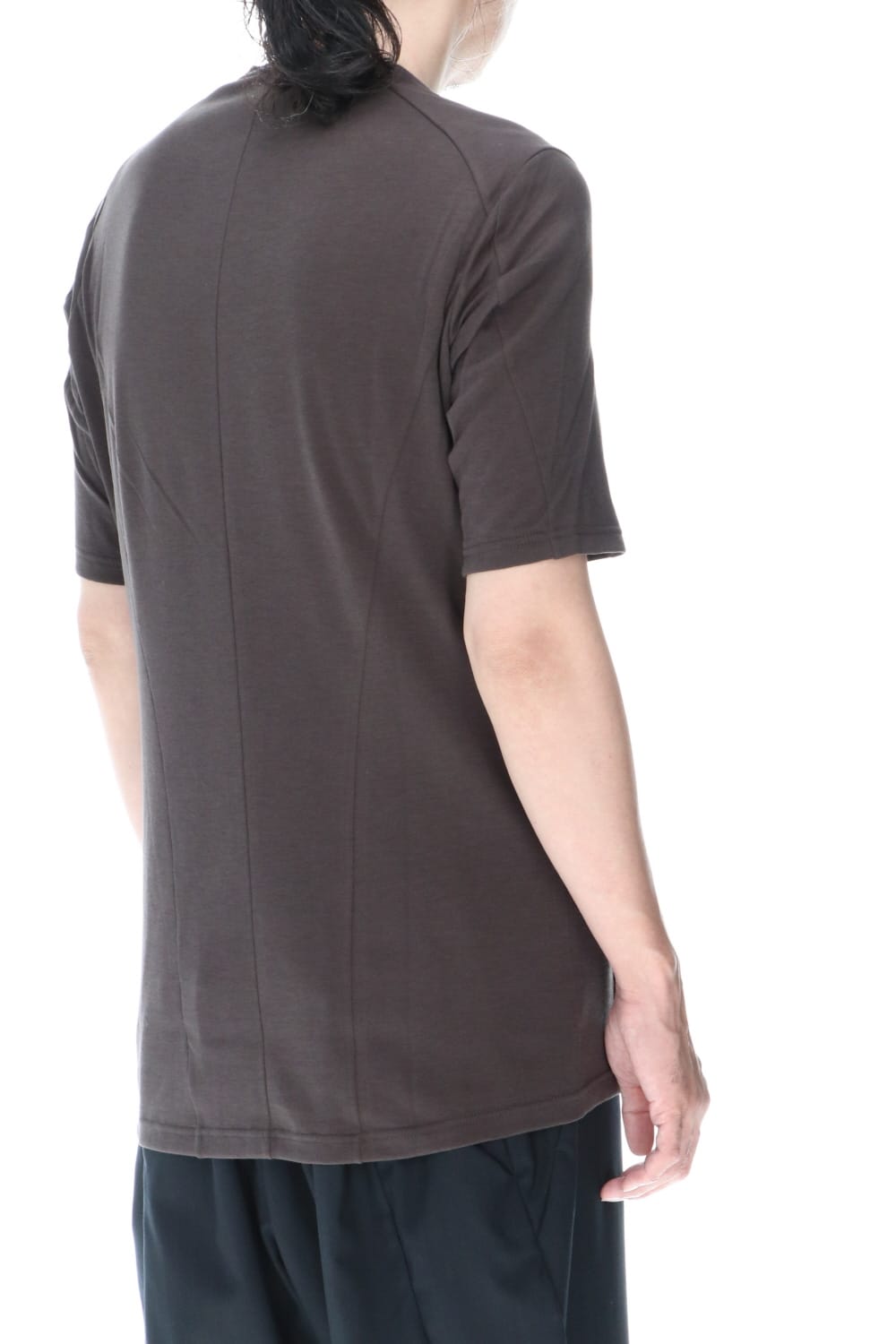 Short sleeve soft jersey Brown Gray