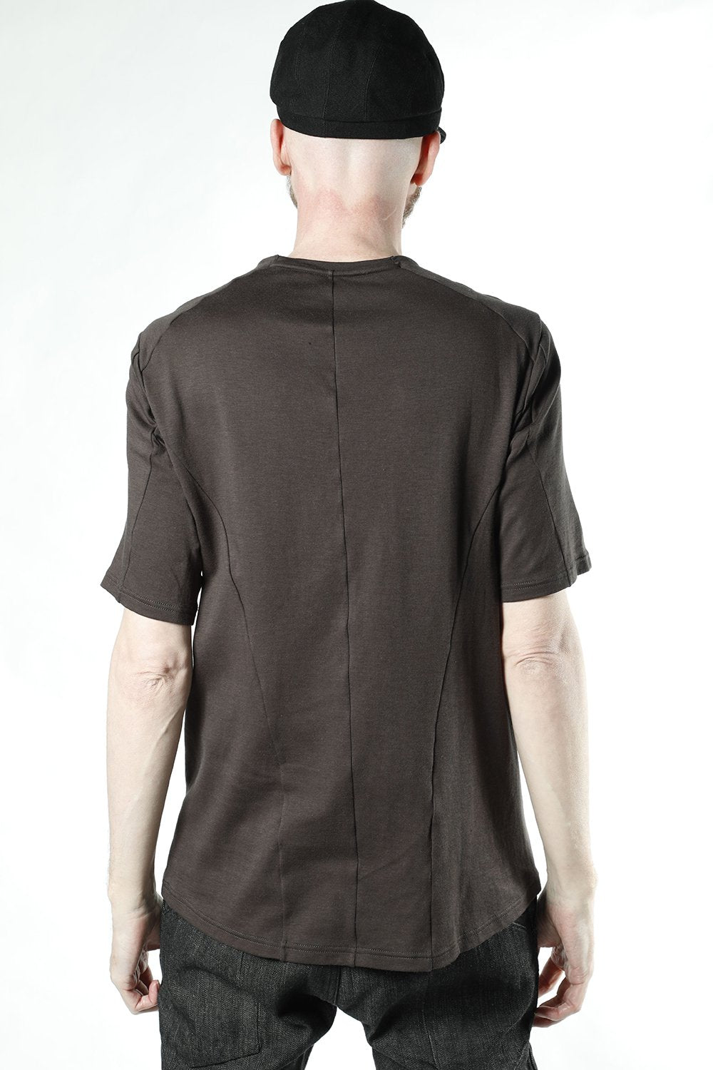 Short sleeve soft jersey Brown Gray