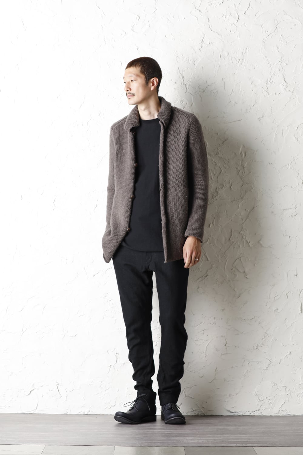 ロング スリーブ ソフト ジャージー ブラック