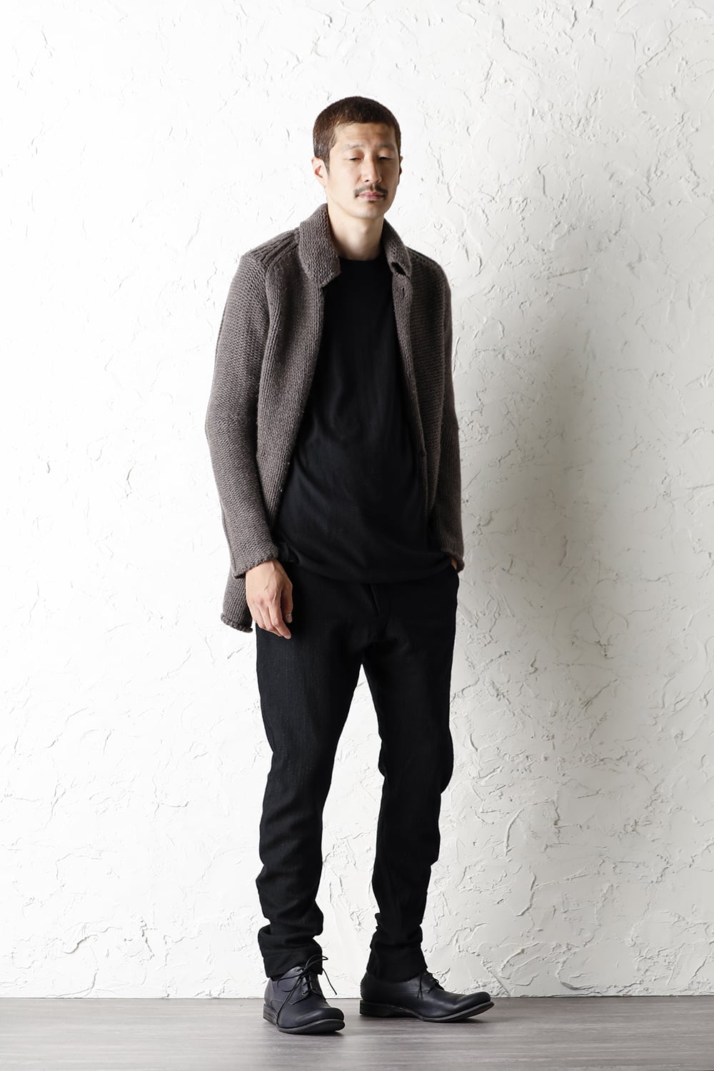 ロング スリーブ ソフト ジャージー ブラック