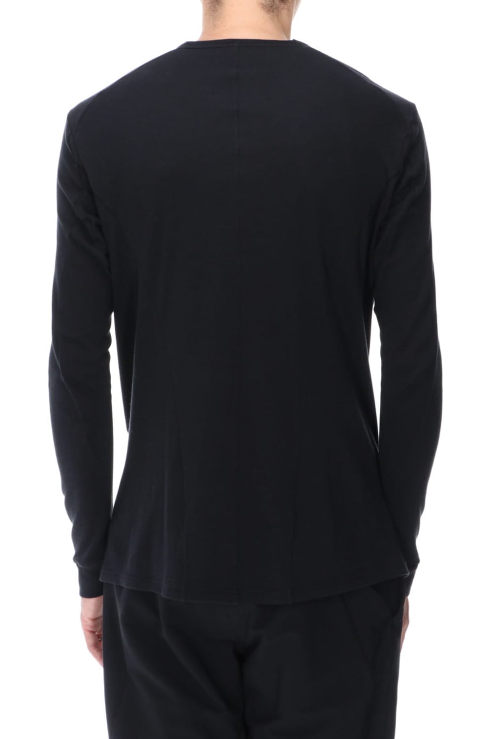 ロング スリーブ ソフト ジャージー ブラック