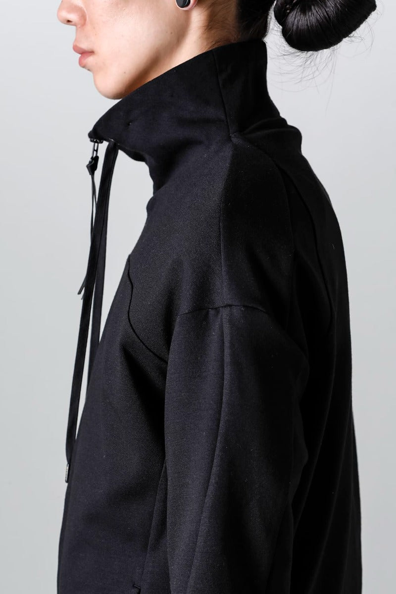 ハイネック トラックジャケット ストレッチ ヴィスコース