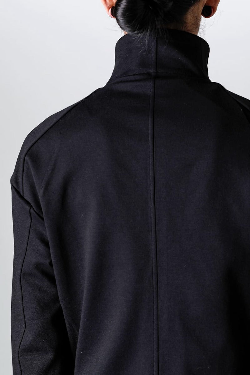 ハイネック トラックジャケット ストレッチ ヴィスコース