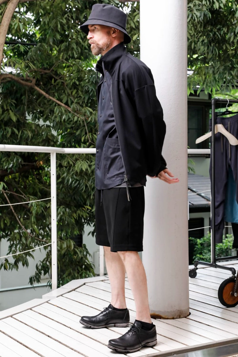 ハイネック トラックジャケット ストレッチ ヴィスコース