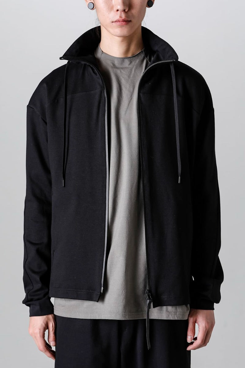 ハイネック トラックジャケット ストレッチ ヴィスコース