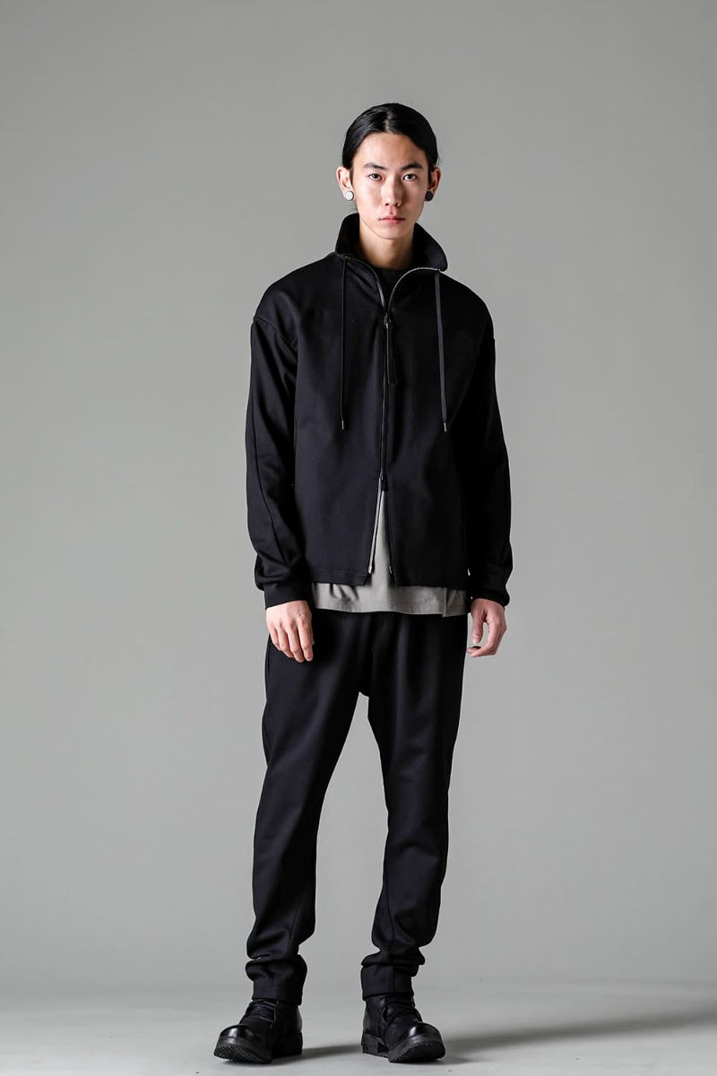 ハイネック トラックジャケット ストレッチ ヴィスコース