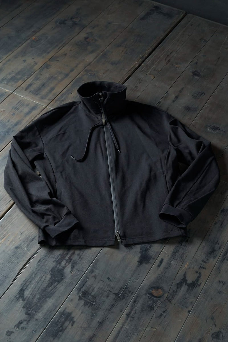 ハイネック トラックジャケット ストレッチ ヴィスコース