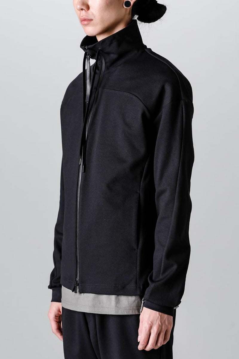 ハイネック トラックジャケット ストレッチ ヴィスコース
