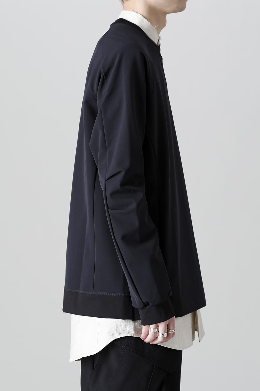 Long sleeve merino wool jersey bonding