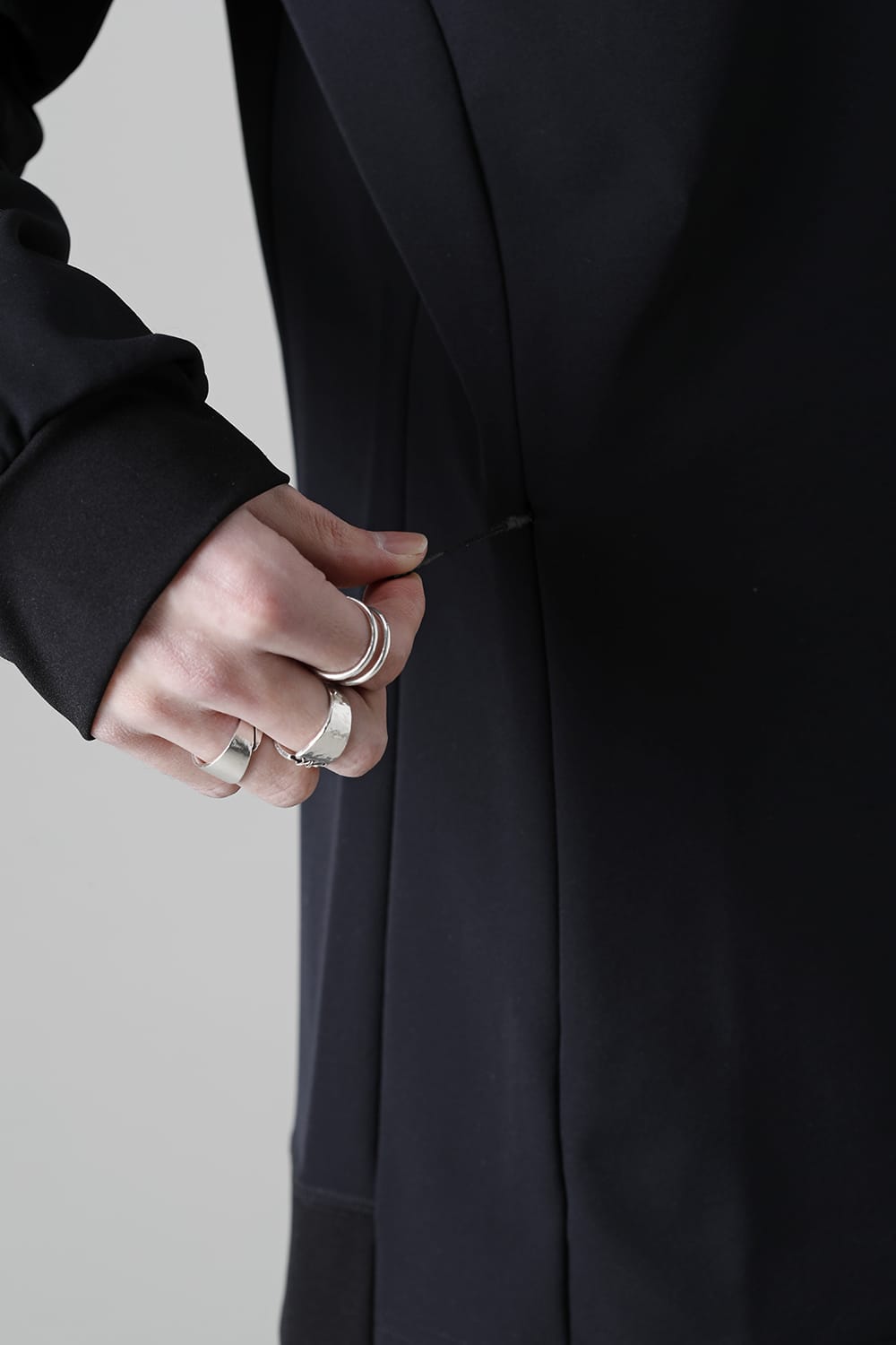 Long sleeve merino wool jersey bonding