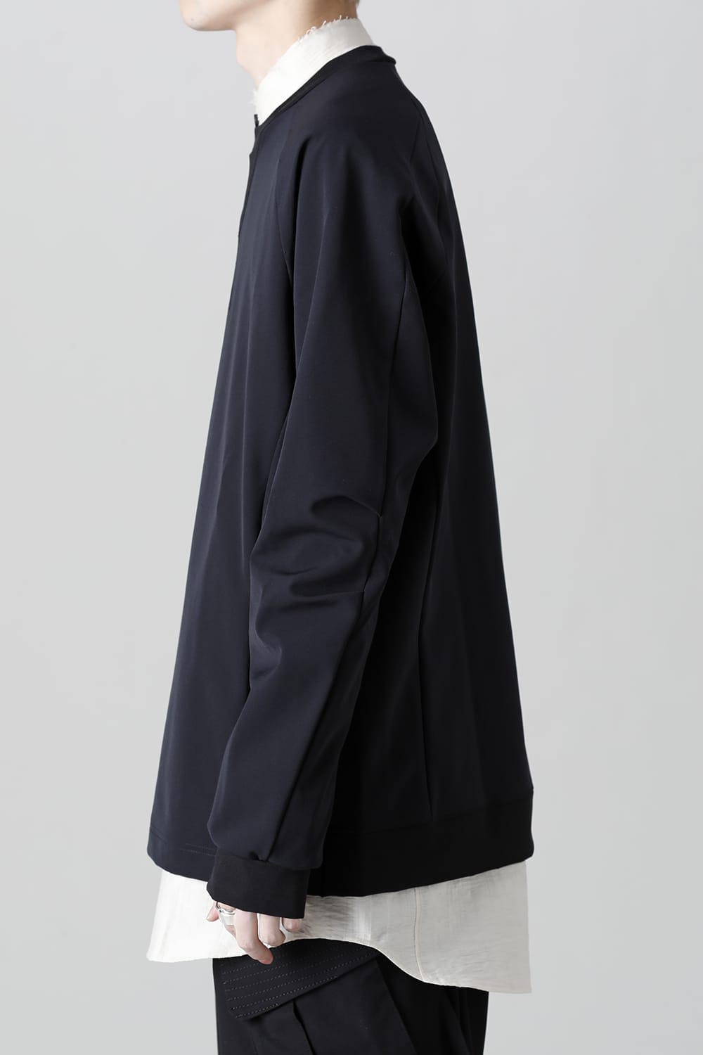 Long sleeve merino wool jersey bonding