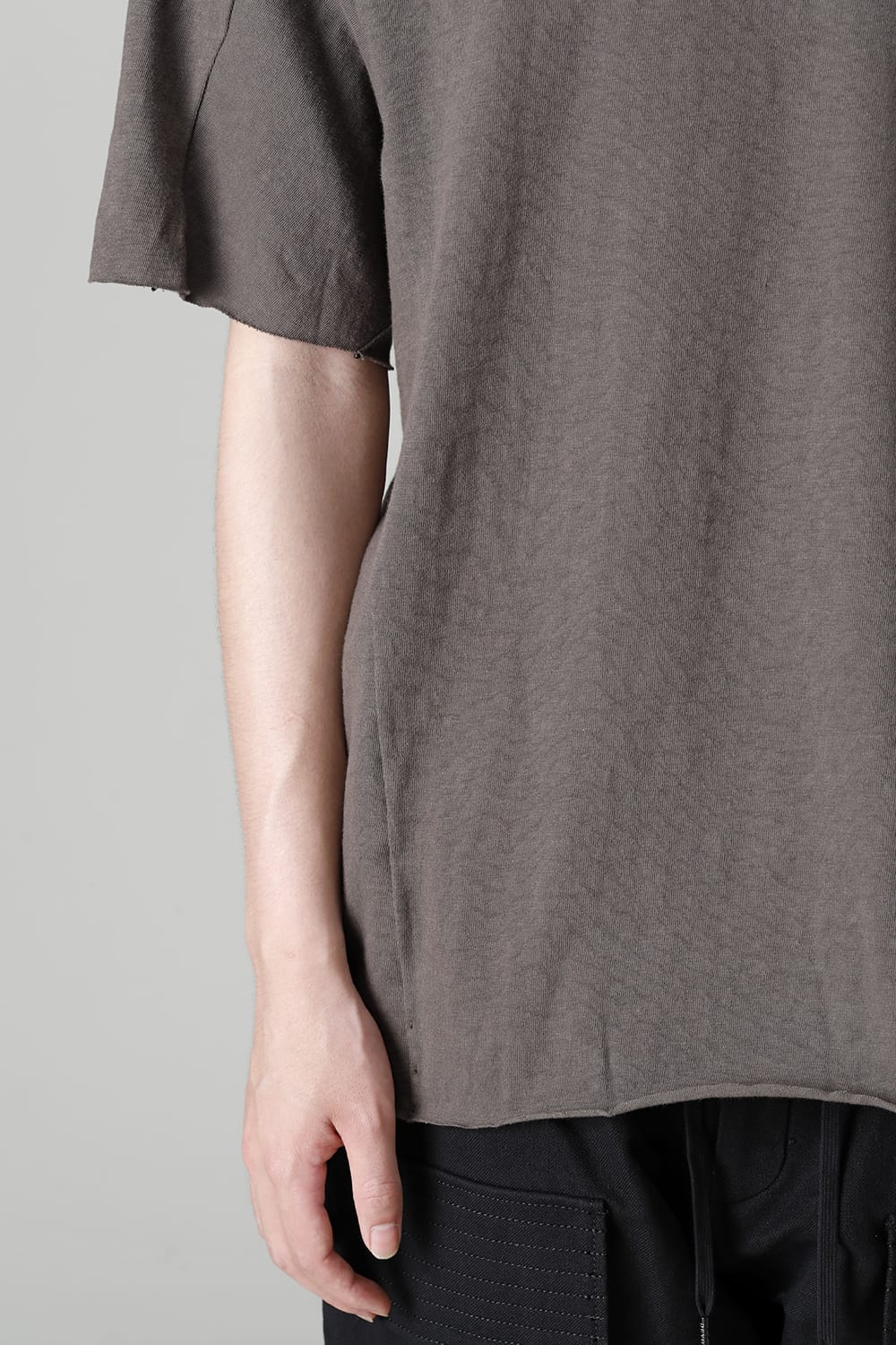 Short sleeve cotton jersey Gray