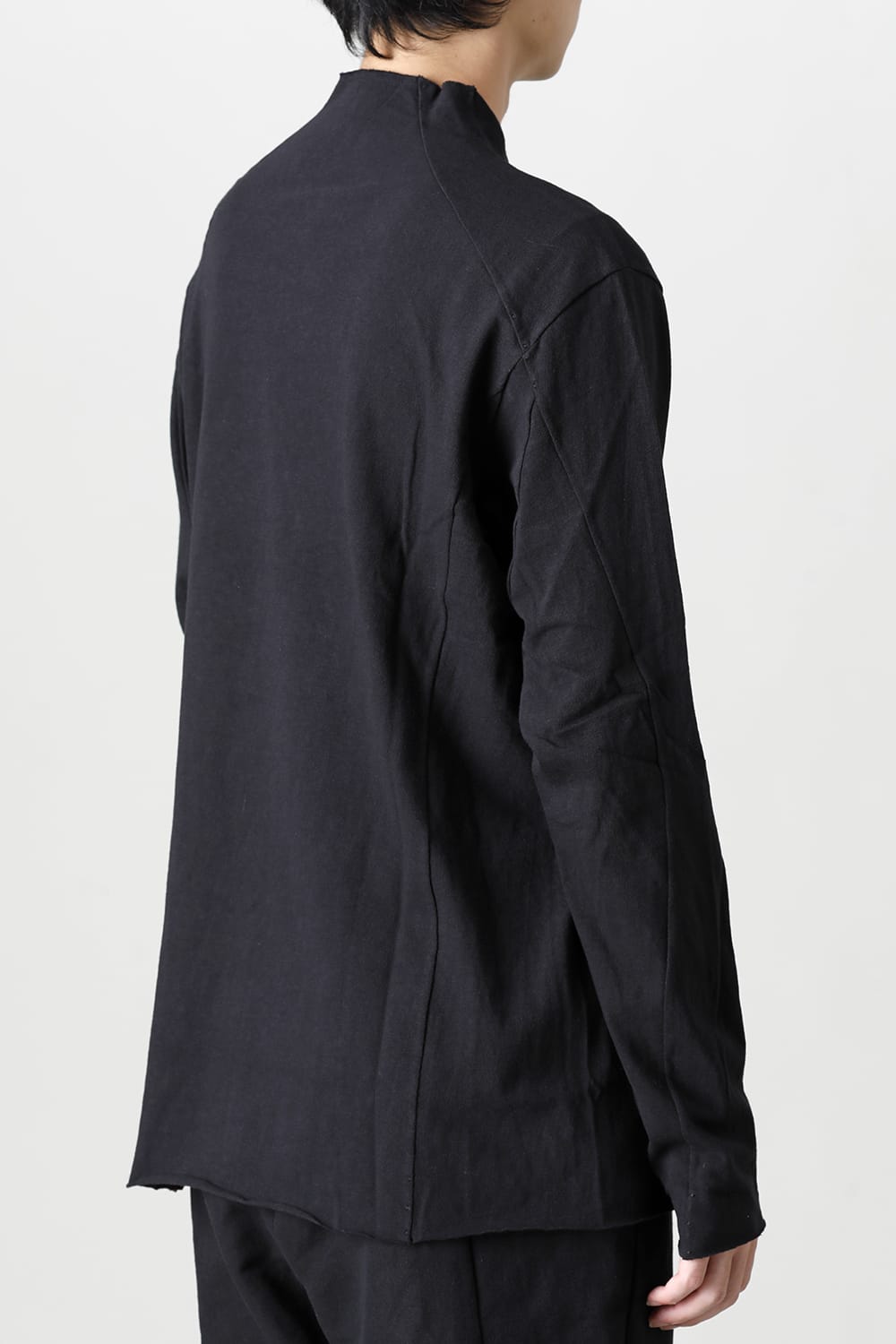 Long sleeve cotton jersey Black