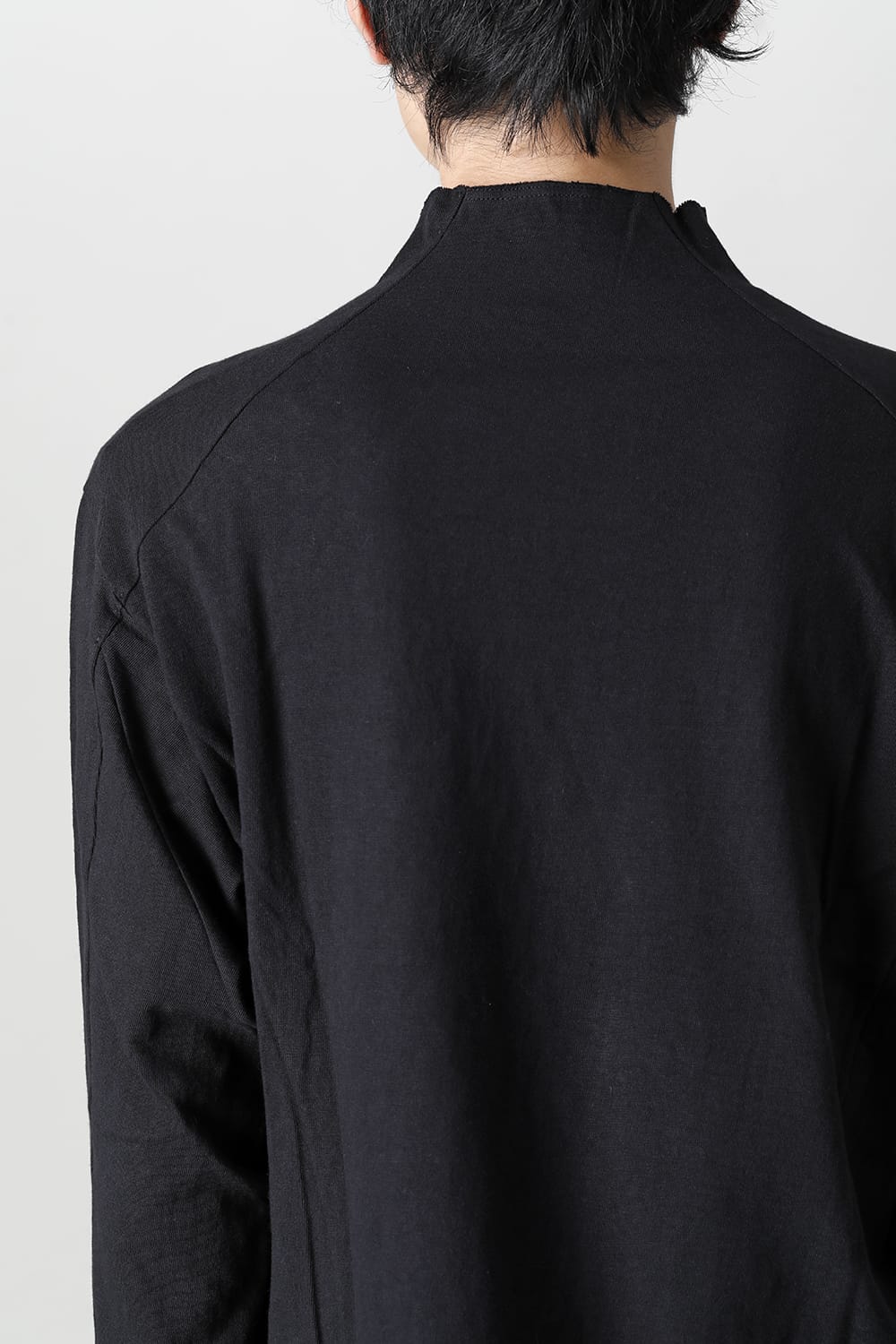 Long sleeve cotton jersey Black
