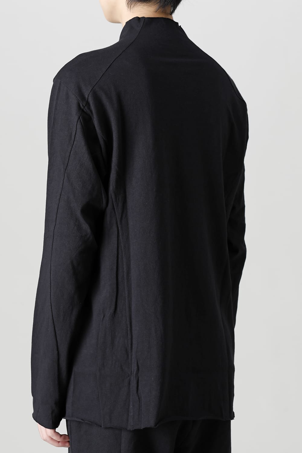 Long sleeve cotton jersey Black