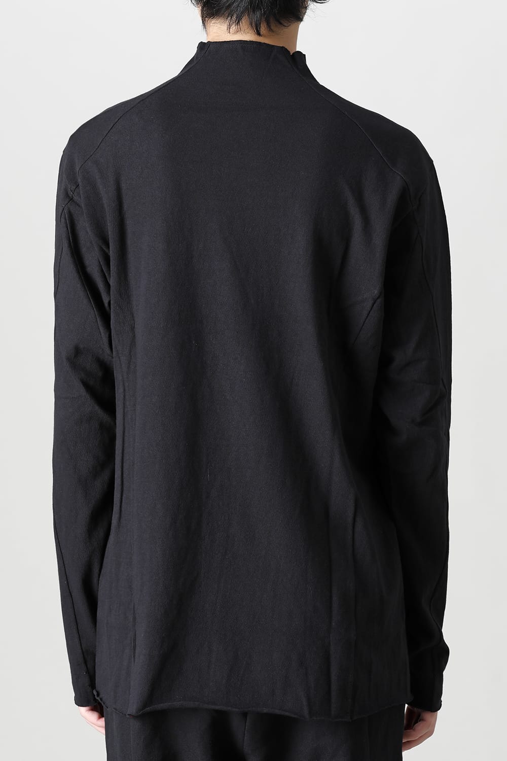 Long sleeve cotton jersey Black