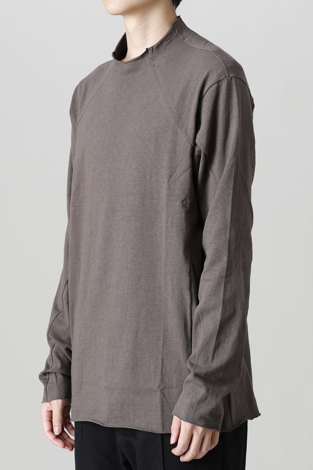 Long sleeve cotton jersey Gray