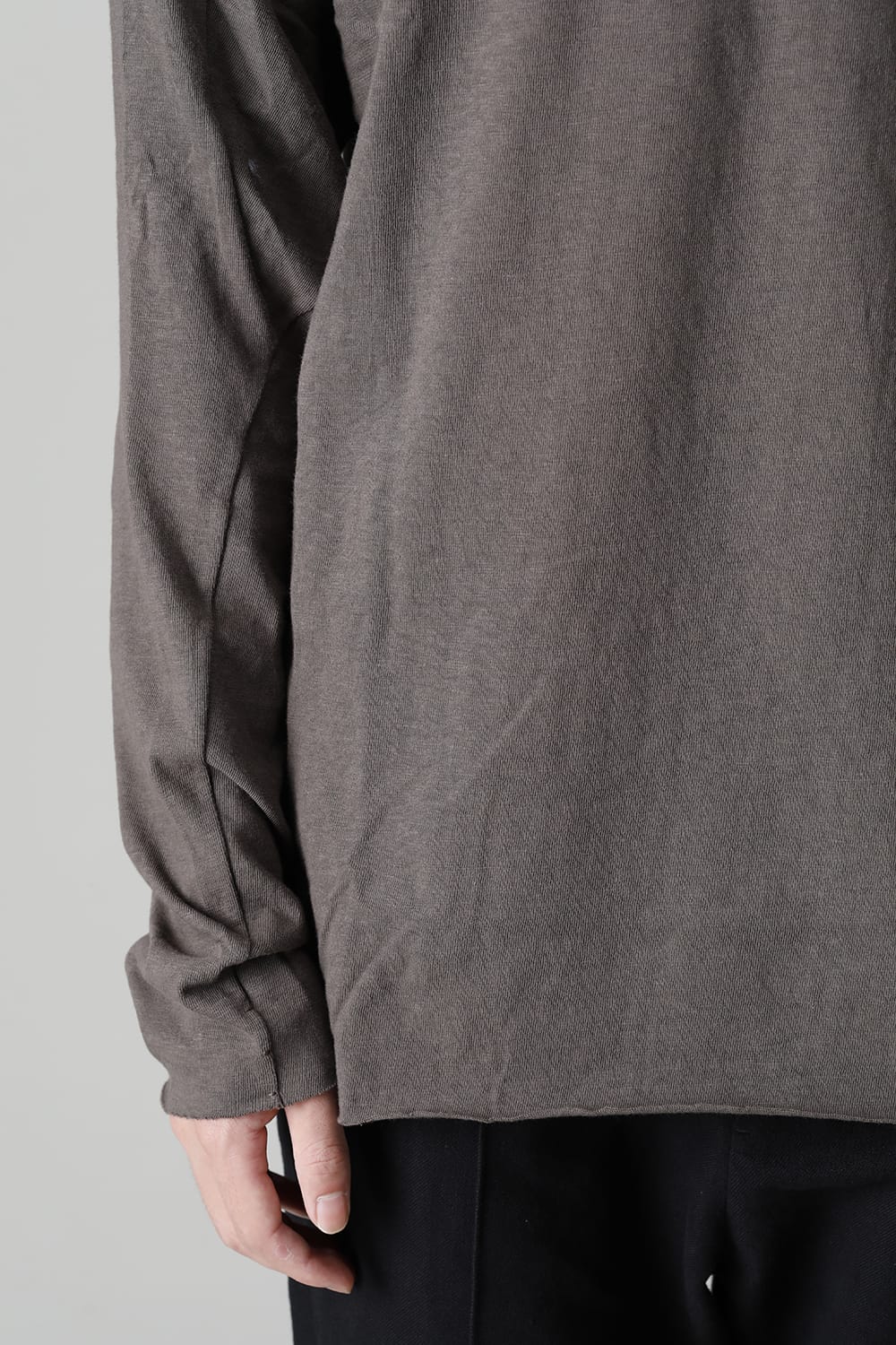Long sleeve cotton jersey Gray