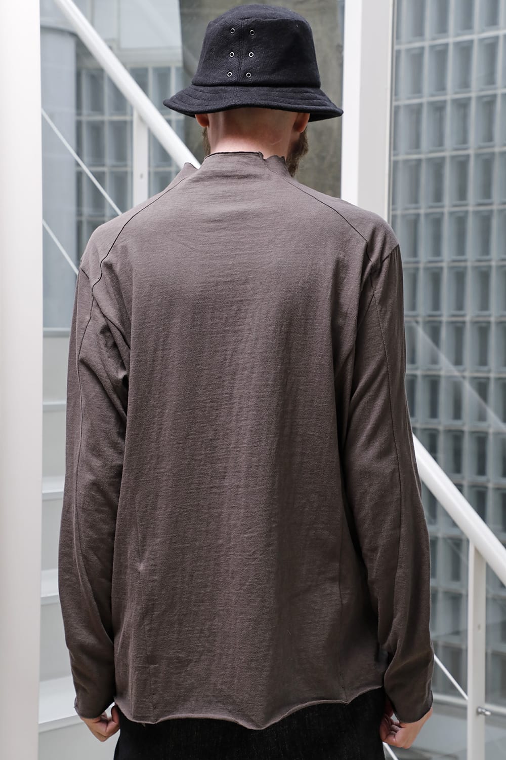 Long sleeve cotton jersey Gray