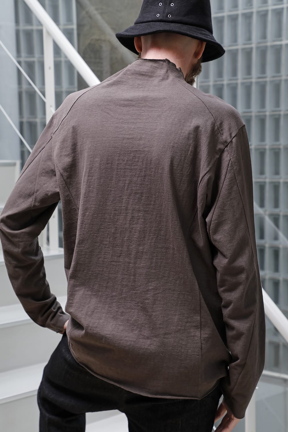 Long sleeve cotton jersey Gray