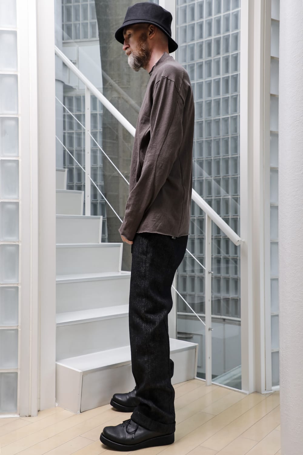 Long sleeve cotton jersey Gray