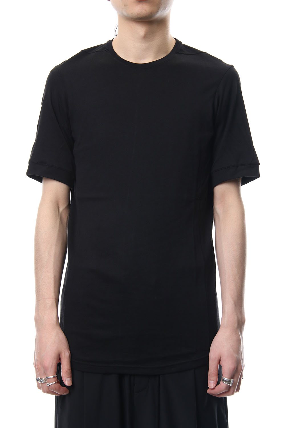 Short Sleeve Silk / Cotton Jersey