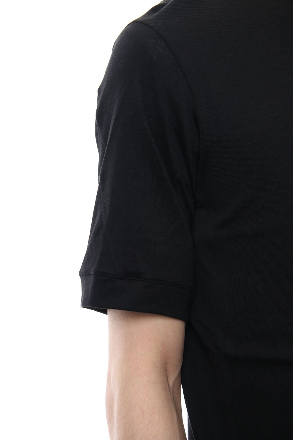 Short Sleeve Silk / Cotton Jersey