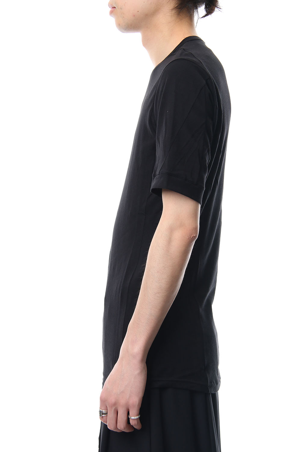 Short Sleeve Silk / Cotton Jersey