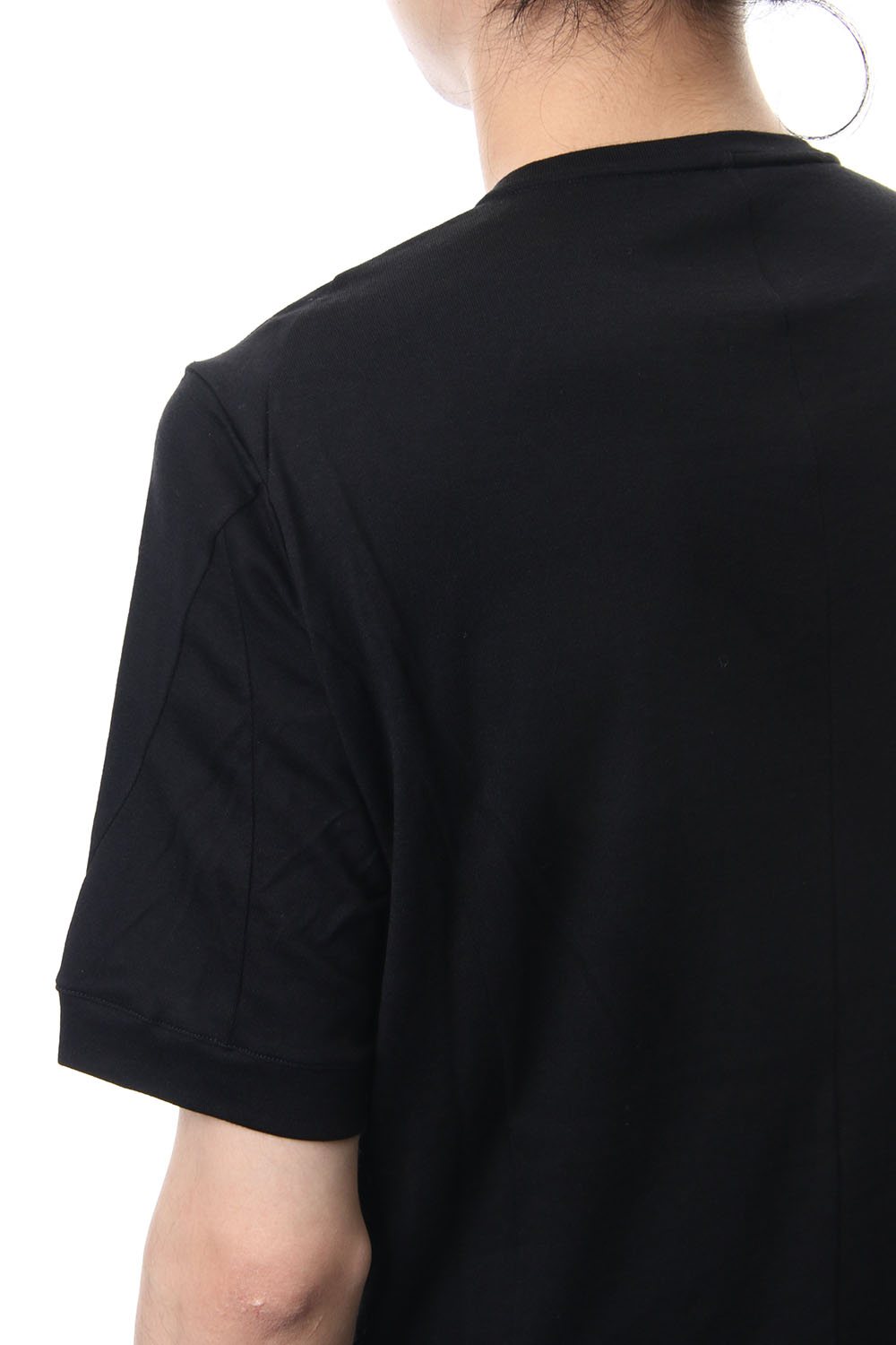 Short Sleeve Silk / Cotton Jersey