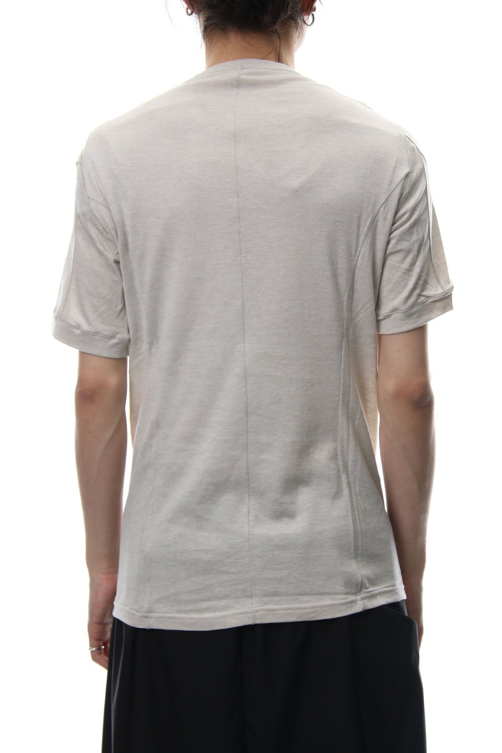 Short Sleeve Silk / Cotton Jersey