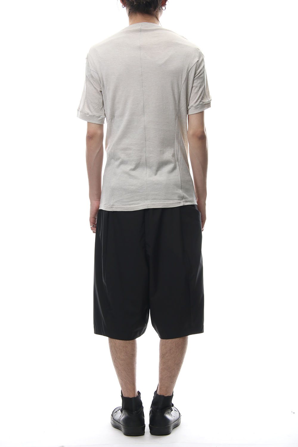 Short Sleeve Silk / Cotton Jersey