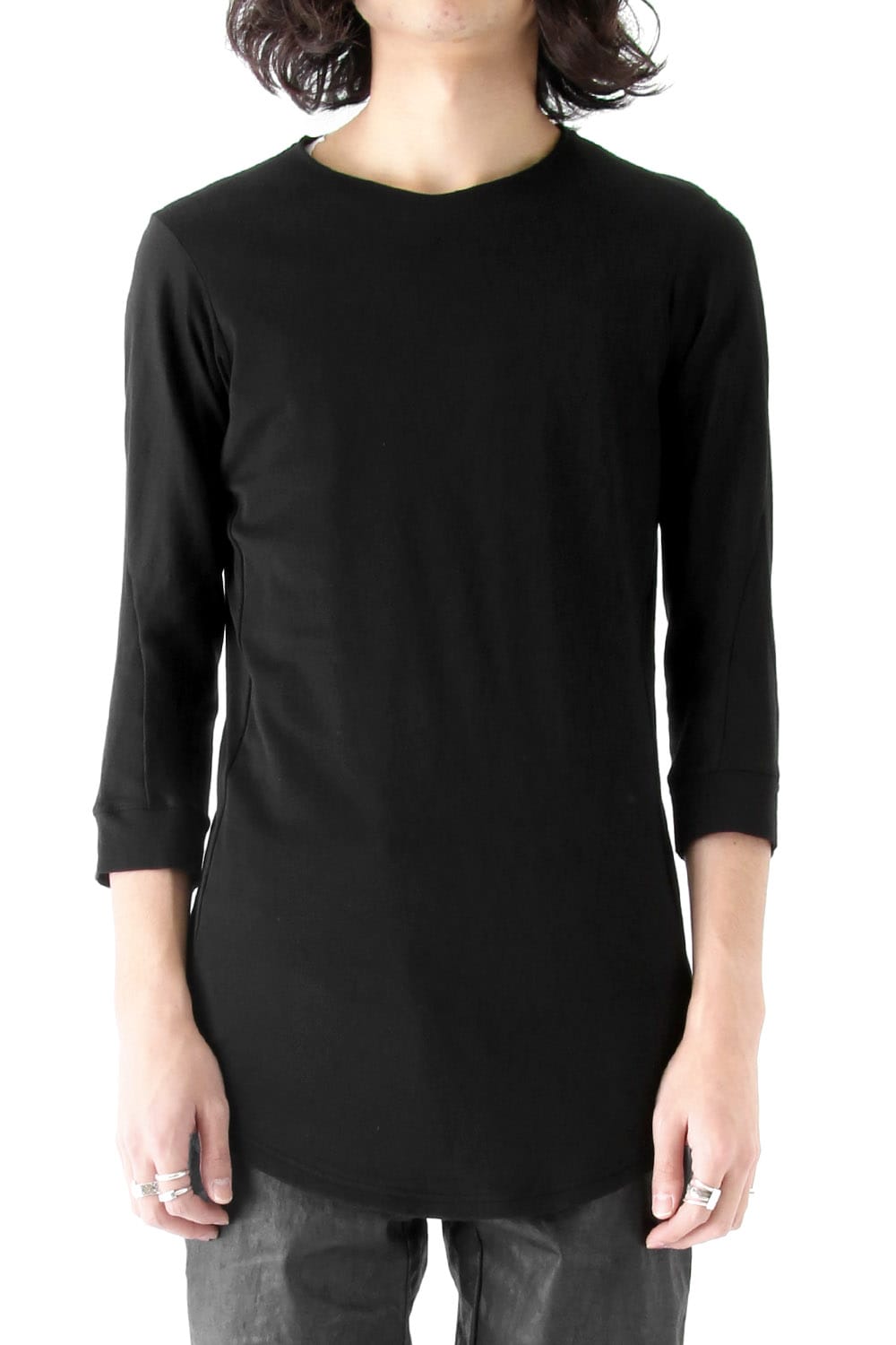 Three-quarter Sleeve Interlock Cotton Jersey